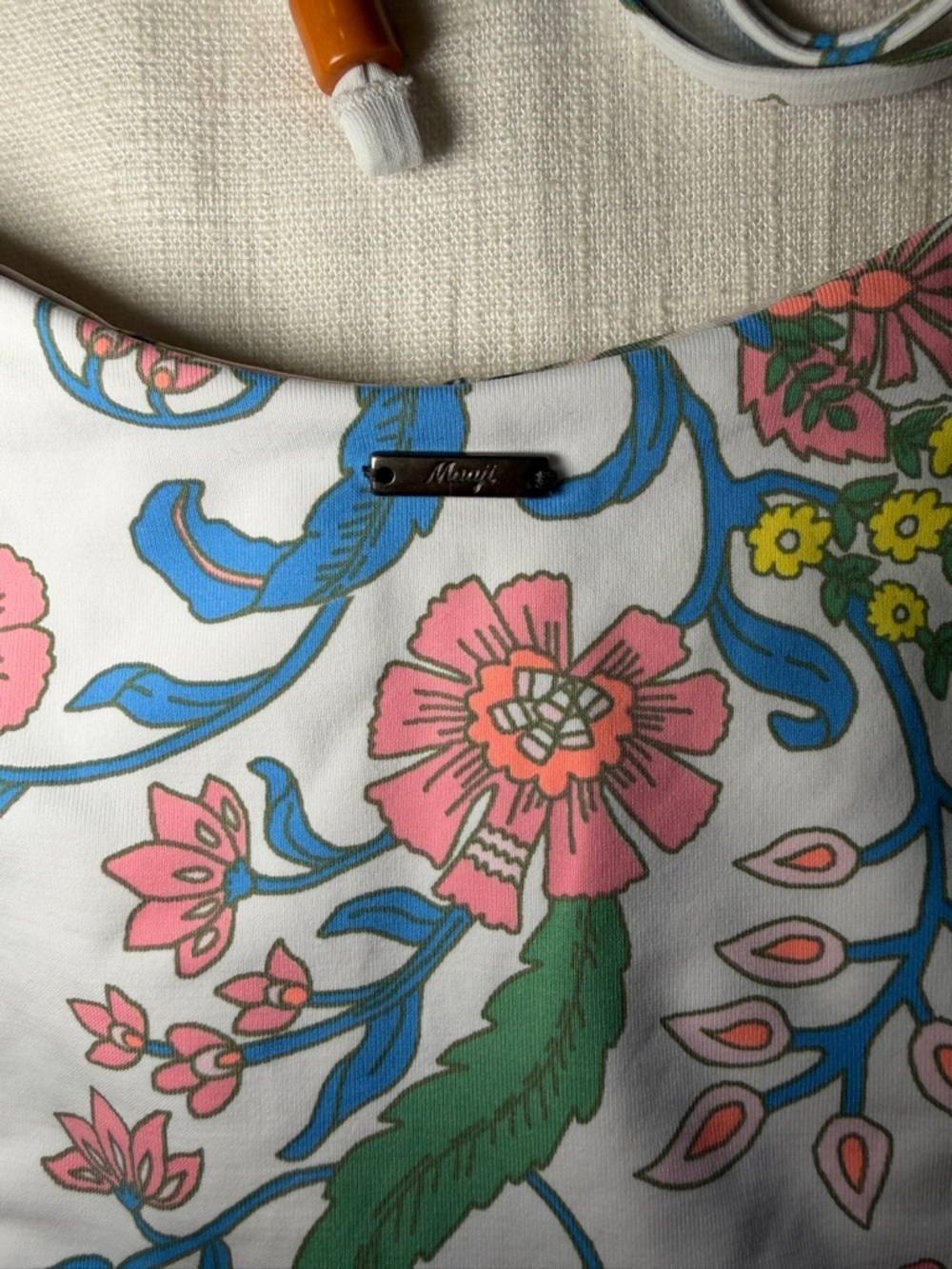 Maaji Floral Reversible “Holly Chinoiserie” Bikini Size Small - Picture 9 of 16